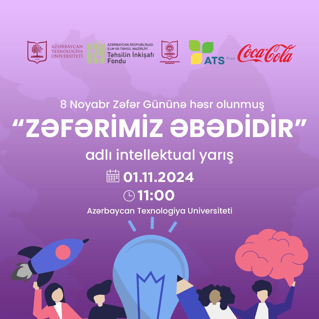 "Zəfərimiz əbədidir" adlı intellektual yarış keçiriləcəkdir