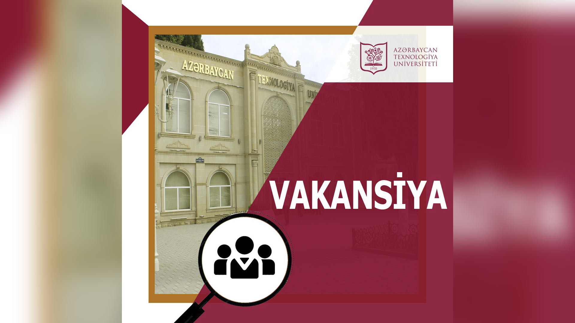 ATU vakant olan vəzifənin tutulması üçün  müsabiqə elan edir