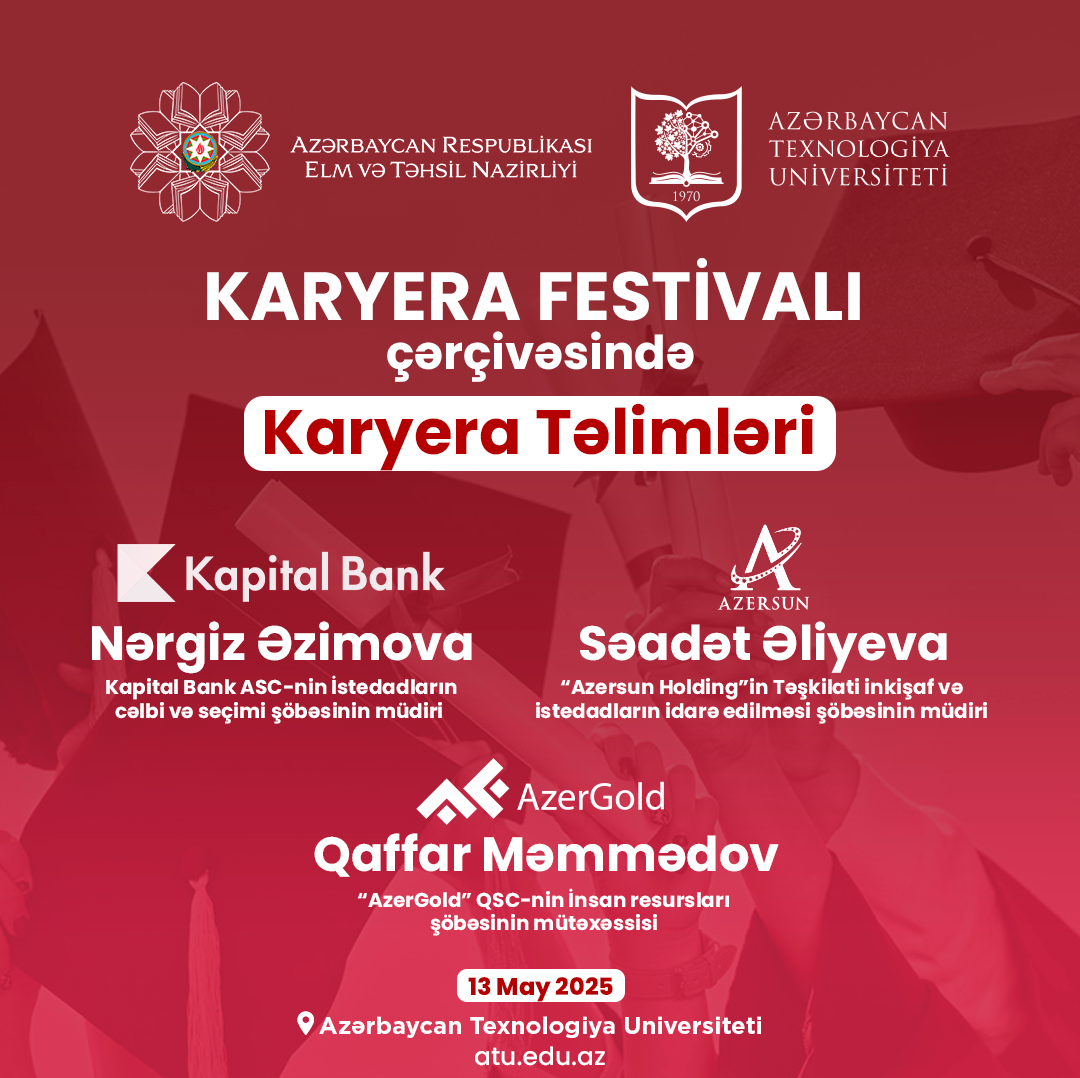 ATU-da Karyera Təlimləri keçiriləcək