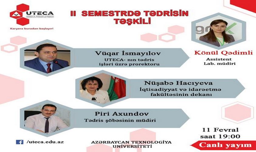 II semestrdə tədrisin təşkili necə olacaq?