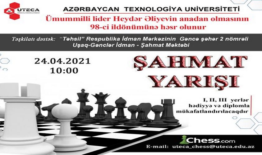 UTECA-da şahmat turniri keçiriləcək