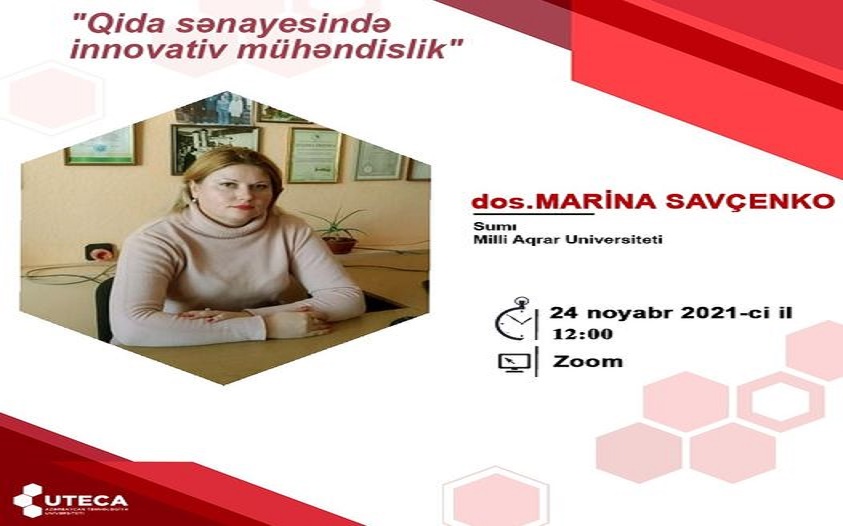 Ukraynalı mütəxəssisin seminarı keçiriləcək