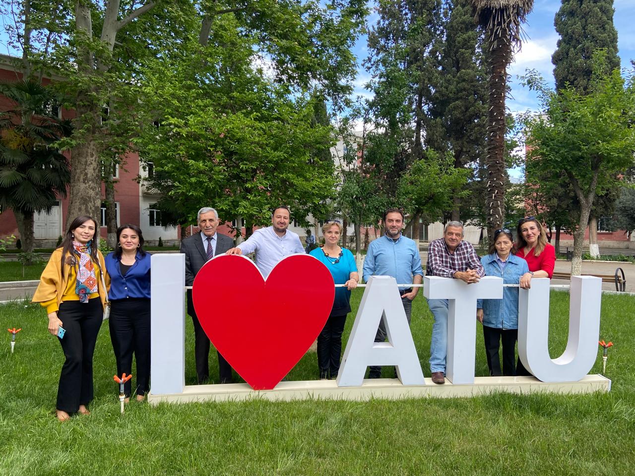 Avropa Universitetlərinin nümayəndələri Erasmus+ proqramı çərçivəsində Azərbaycan Texnologiya Universitetində səfərdə olublar
