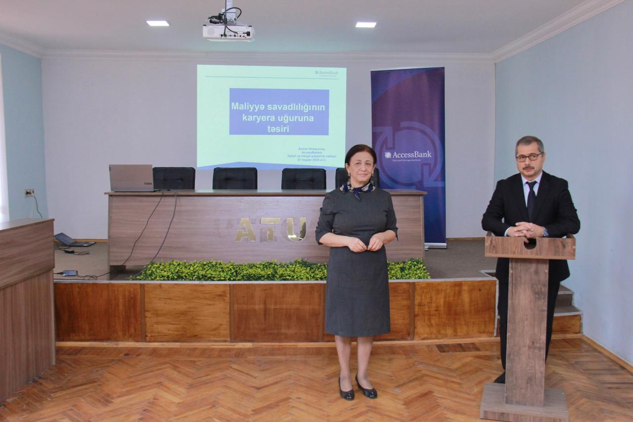 AccessBankın ATU tələbələri üçün seminarı təşkil edilib