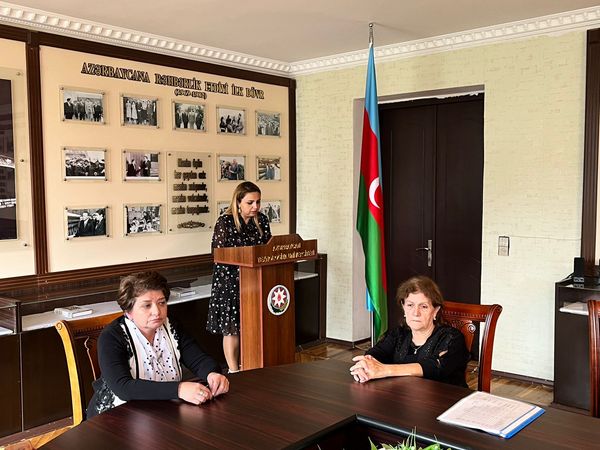 Azərbaycan Texnologiya Universitetində "Heydər Əliyev və Azərbaycan dili" mövzusunda dəyirmi masa keçirilib