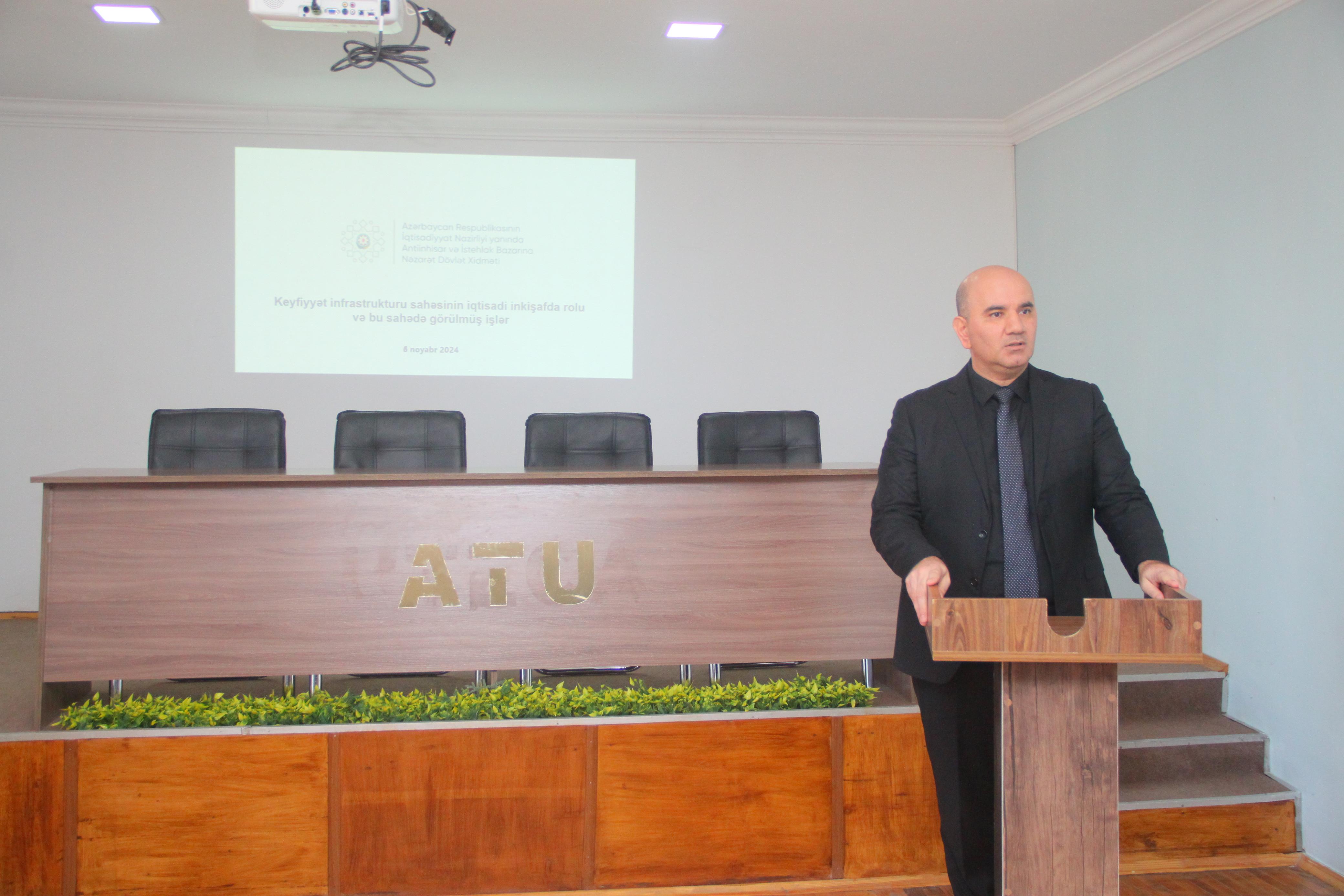 ATU tələbələri antiinhisar siyasəti və istehlakçı hüquqlarına dair maarifləndirilib