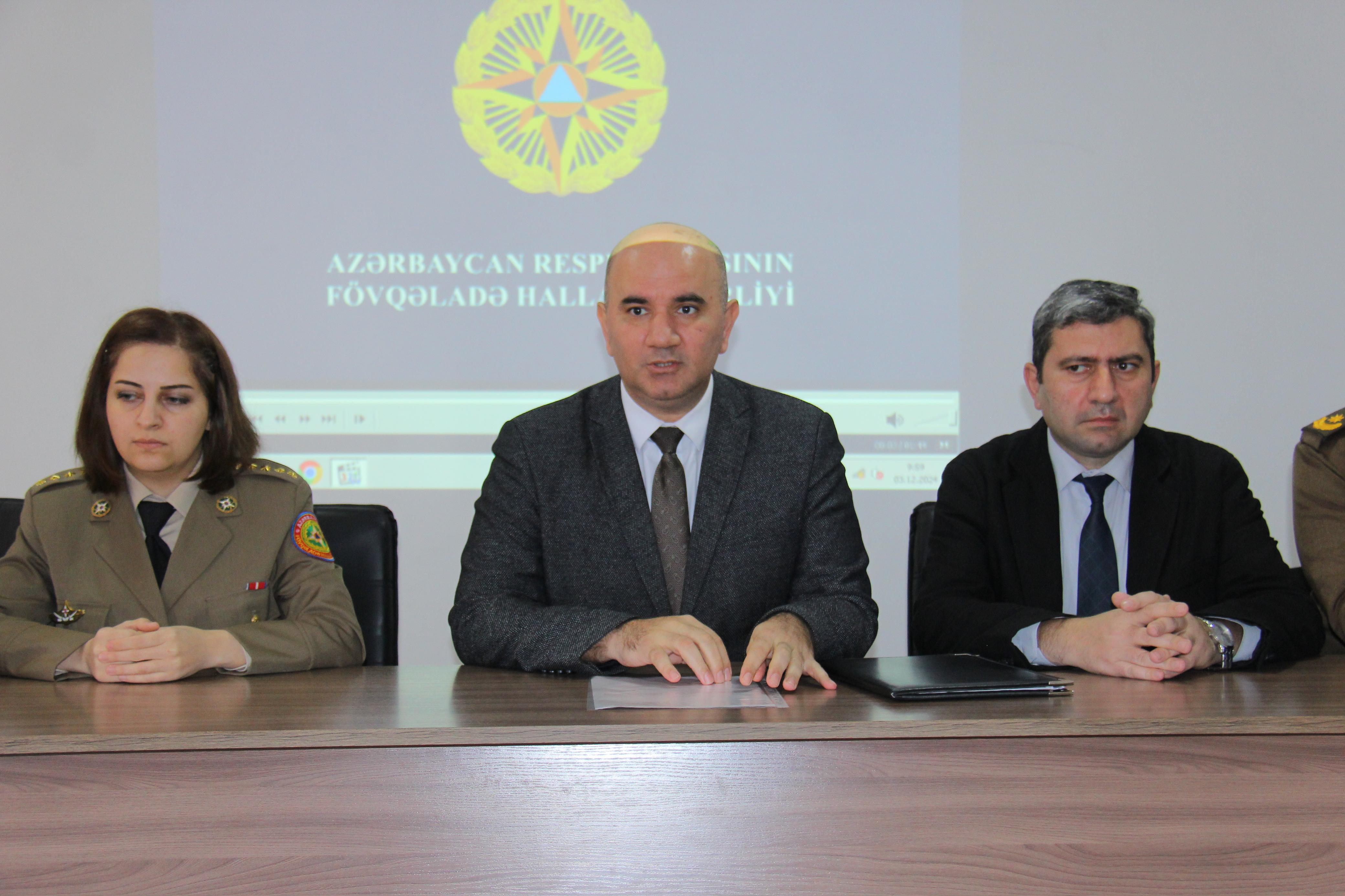 ATU-da “Fövqəladə hallarla bağlı davranış qaydaları” mövzusunda tədbir keçirilib