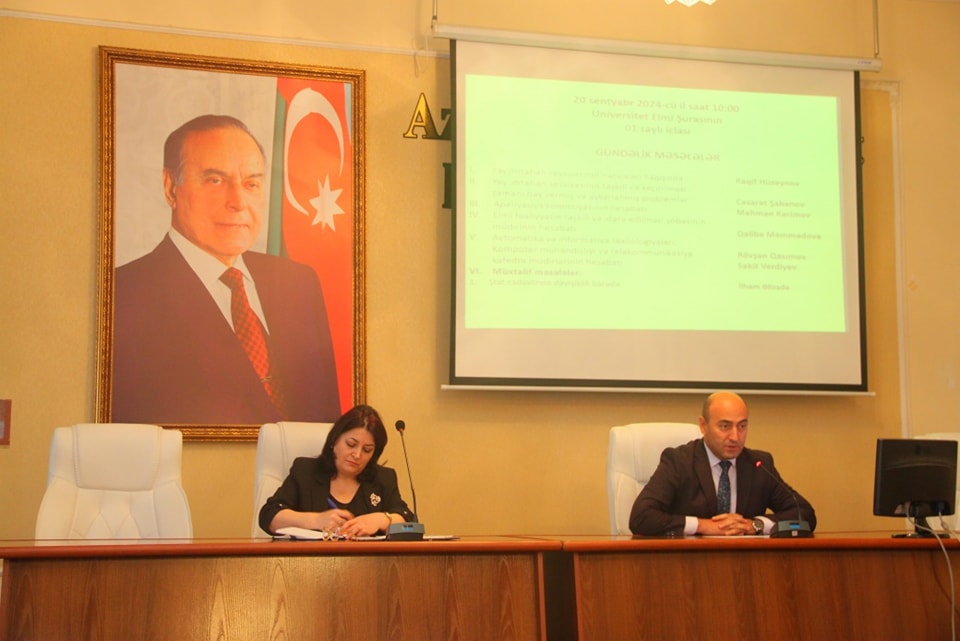 ATU-da  Elmi Şuranın yeni tədris ili üzrə iclası keçirilib