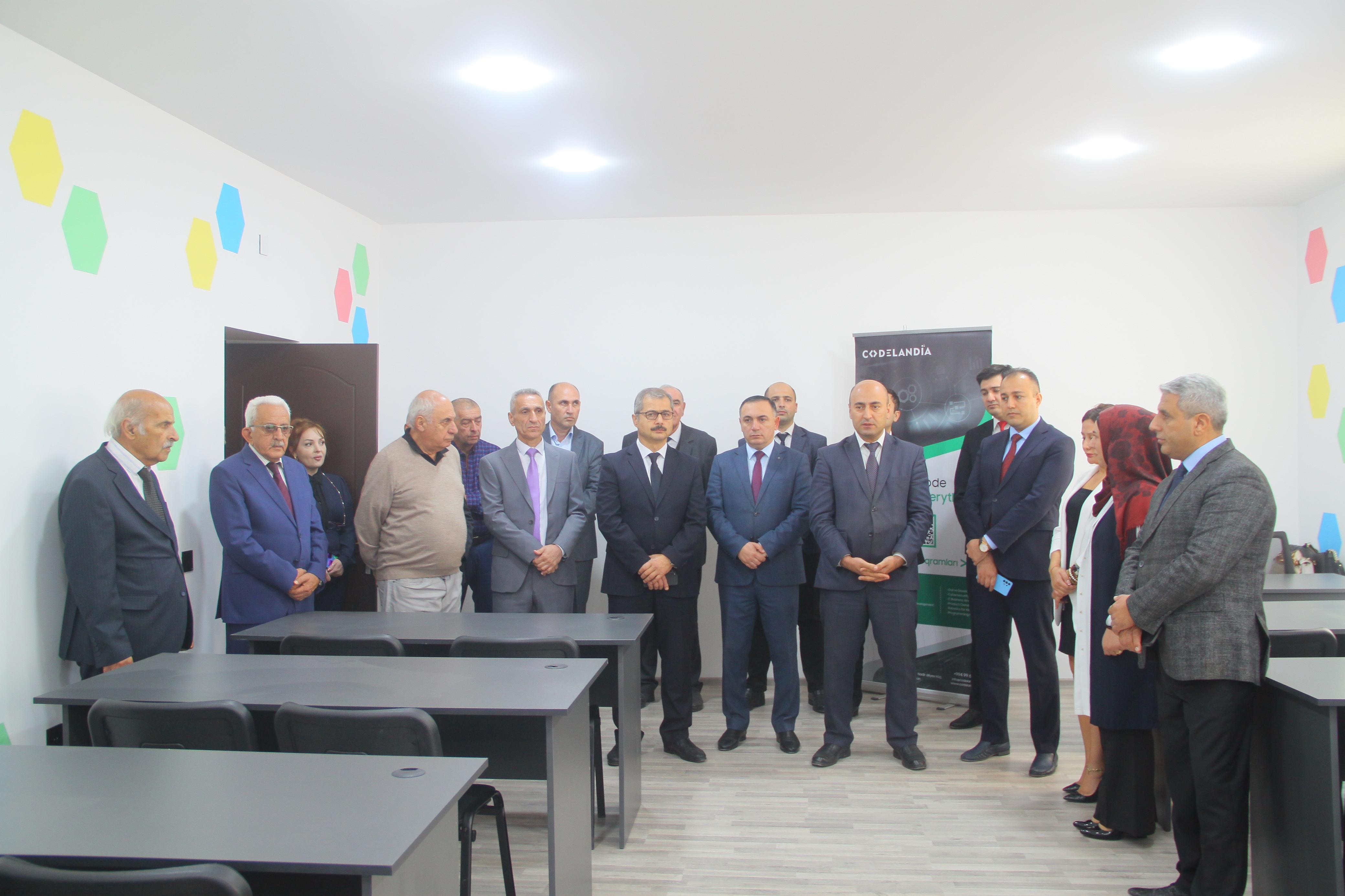 Azərbaycan Texnologiya Universitetində daha bir auditoriyanın açılışı olub