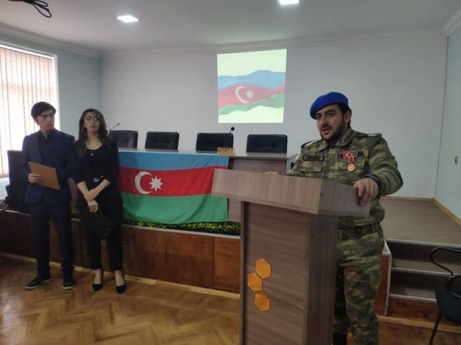 Vətən müharibəsi qaziləri UTECA-da keçirilən tədbirdə iştirak ediblər