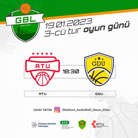Gəncə Basketbol Liqasının III tur oyunları keçiriləcək