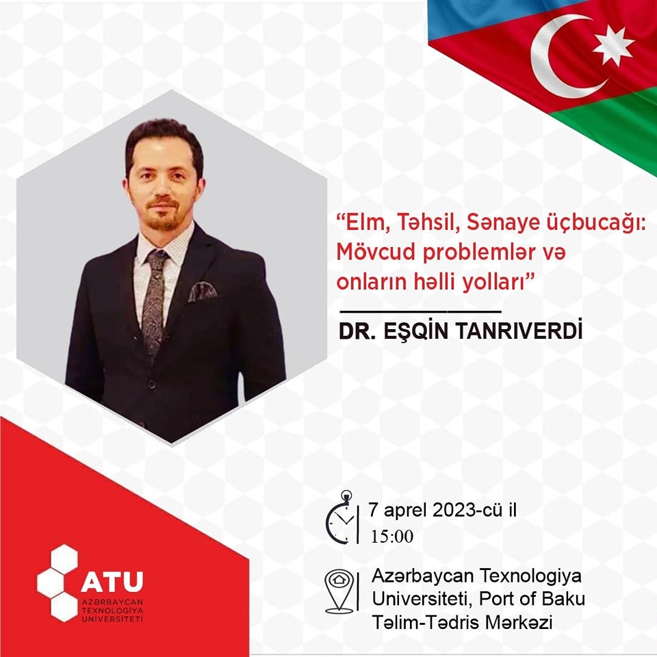 “Elm, Təhsil, Sənaye üçbucağı: Mövcud problemlər və onların həlli yolları” mövzusunda təlim keçiriləcək