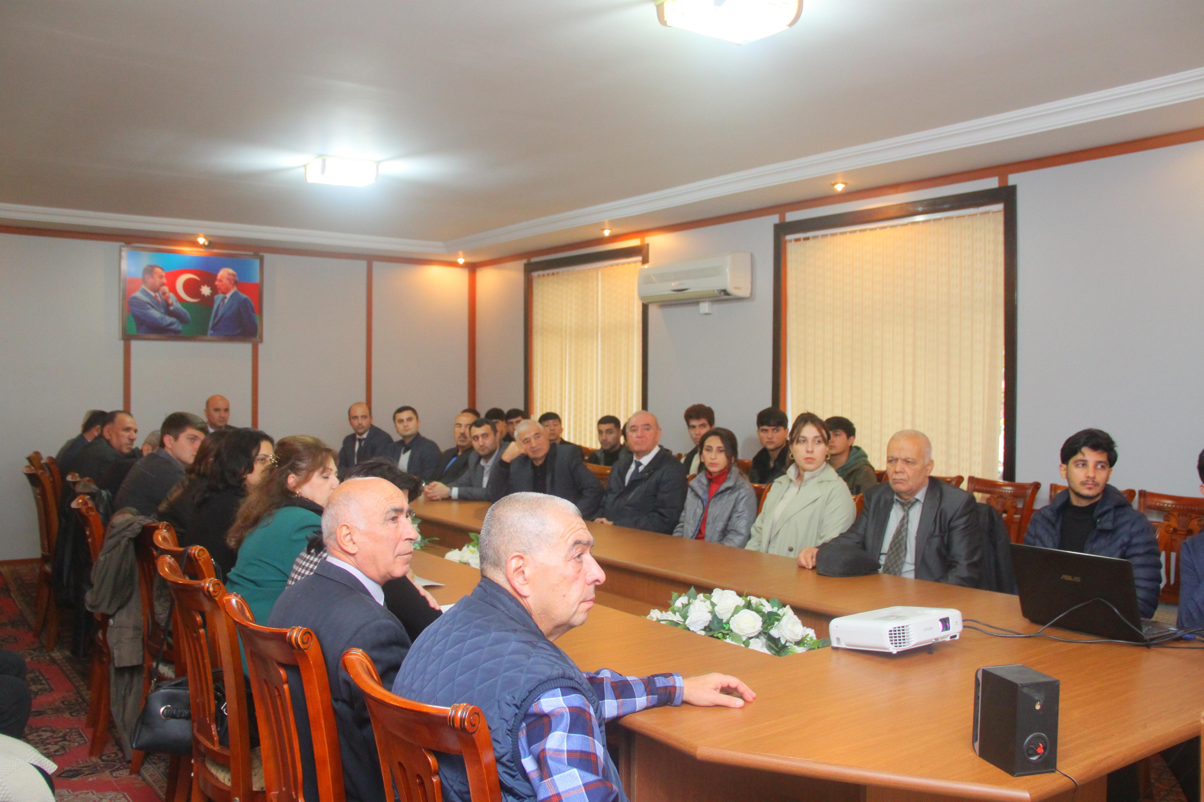 Müstəqilliyin Bərpası Gününə həsr edilmiş tədbir keçirilib